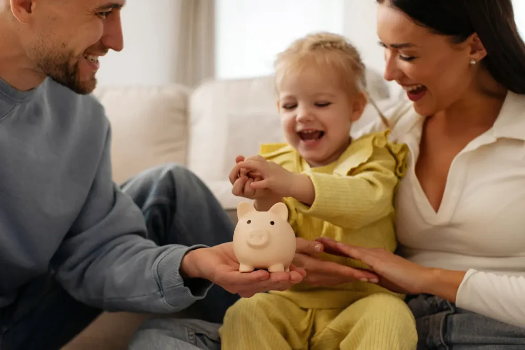 ensinar os filhos a poupar